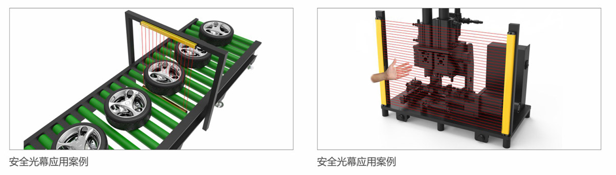安全光幕-超薄光幕TOM侧面系列